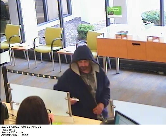 Community Assistance – Bank Robbery Suspect