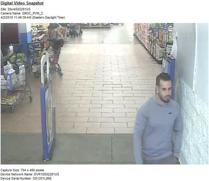 Community Assistance:  Attempt to identify – Walmart Incident