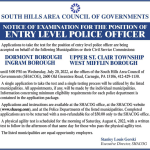 Notice Of Examination For The Position Of Entry Level Police Officer